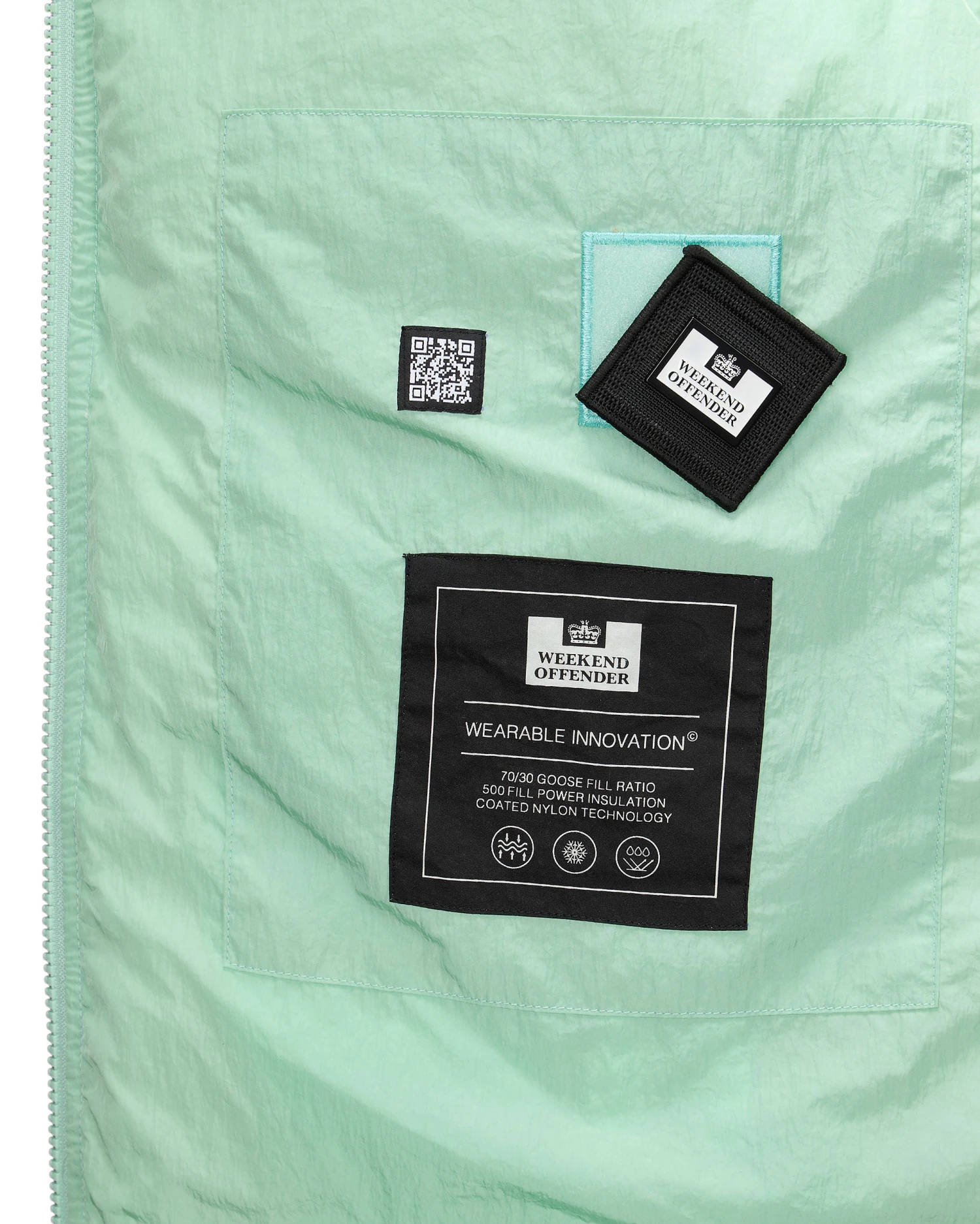 Weekend Offender Sapporo Down Jacket Mint Tea Green 10 Weekend Offender Sapporo Down Jacket Mint Tea Green - Image 10