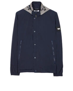 Weekend Offender Saunders Parachute Jacket Navy/House Check
