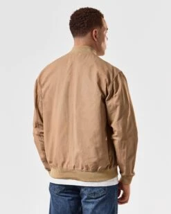 Weekend Offender Mulini Bomber Jacket Cognac Brown -Clothing Shop JKSS2319 MULINI COGNAC 4706 MODEL