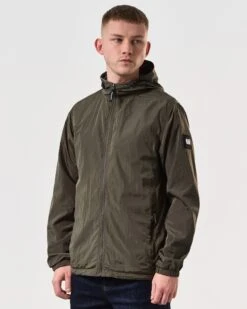 Weekend Offender Technician Jacket Castle Green -Clothing Shop JKSS2401 TECHNICIAN CASTLE GREEN 6205 MODEL