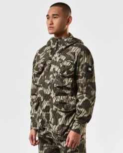 Weekend Offender Cotoca Field Jacket Castle Green Rain Camo -Clothing Shop JKSS2407 COTOCA RAIN CAMO 4207 MODEL