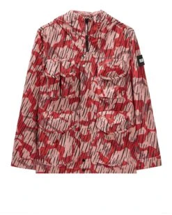 Weekend Offender Cotoca Field Jacket Blaze Red Rain Camo