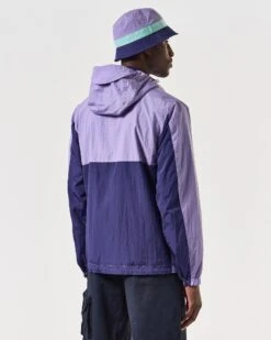 Weekend Offender Parissa Windbreaker Jacket Periwinkle/Bright Navy -Clothing Shop JKSS2412 PARISSA PERIWINKLE 7054