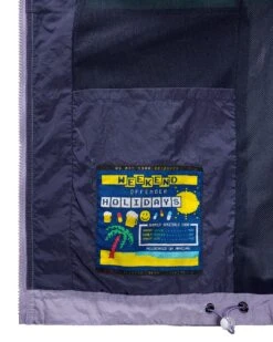 Weekend Offender Parissa Windbreaker Jacket Periwinkle/Bright Navy -Clothing Shop JKSS2412 PARISSA PERIWINKLE 9114