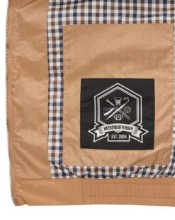 Weekend Offender Kamares Harrington Jacket Cognac Brown -Clothing Shop JKSS2413 KAMARES COGNAC 2812