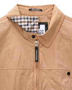 Weekend Offender Kamares Harrington Jacket Cognac Brown -Clothing Shop JKSS2413 KAMARES COGNAC 2822