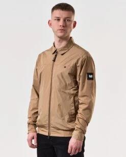 Weekend Offender Kamares Harrington Jacket Cognac Brown -Clothing Shop JKSS2413 KAMARES COGNAC 6318 MODEL