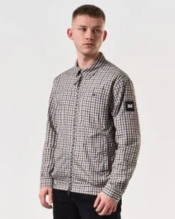 Weekend Offender Kamares Harrington Jacket Mid House Check -Clothing Shop JKSS2413 KAMARES HOUSE CHECK 6310 MODEL