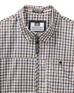 Weekend Offender Kamares Harrington Jacket Mid House Check -Clothing Shop JKSS2413 KAMARES MID CHECK 9217