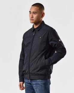 Weekend Offender Kamares Harrington Jacket Navy -Clothing Shop JKSS2413 KAMARES NAVY 4414 MODEL