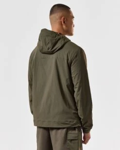 Weekend Offender Talamanca Windbreaker Jacket Castle Green -Clothing Shop JKSS2415 TAAMANCA CASTLE GREEN 4237 MODEL