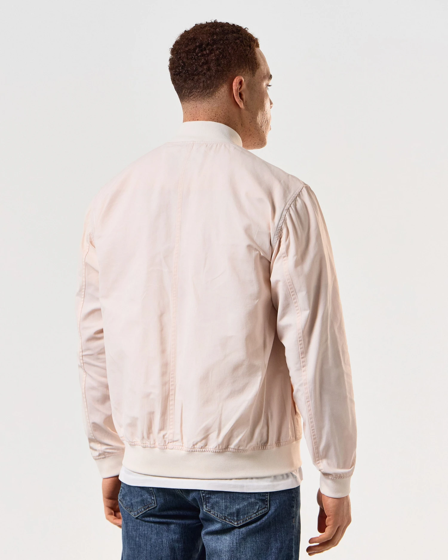 Weekend Offender Mulini Bomber Jacket Alabaster 4 Weekend Offender Mulini Bomber Jacket Alabaster - Image 4