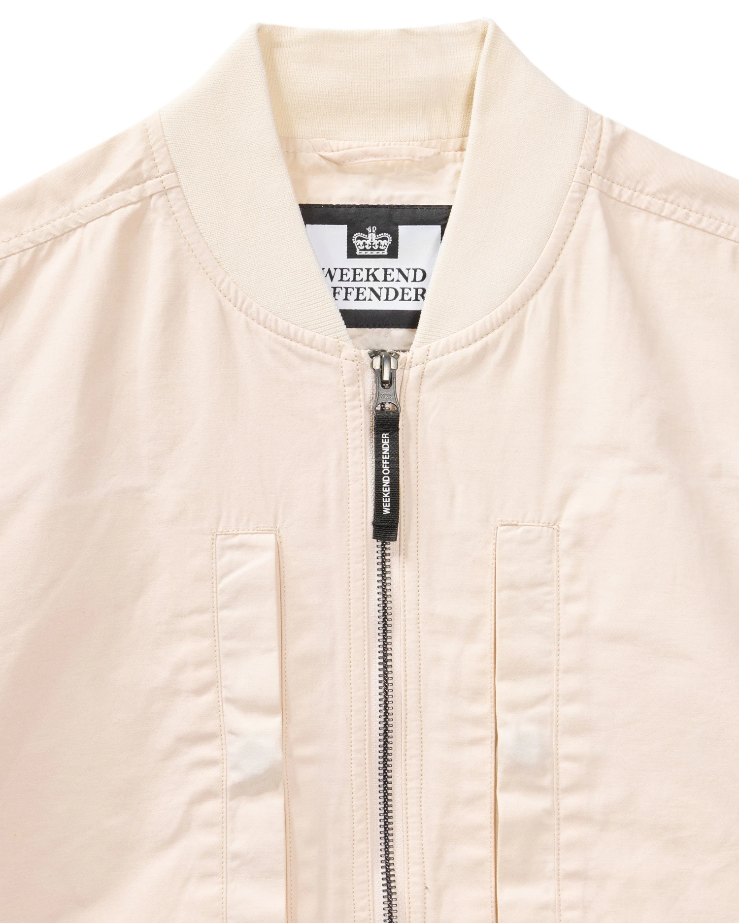 Weekend Offender Mulini Bomber Jacket Alabaster 7 Weekend Offender Mulini Bomber Jacket Alabaster - Image 7