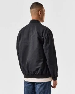 Weekend Offender Mulini Bomber Jacket Black -Clothing Shop JKSS2419 MULINI BLACK 4087 MODELWO