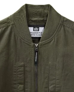 Weekend Offender Mulini Bomber Jacket Castle Green -Clothing Shop JKSS2419 MULINI CASTLE GREEN 9613