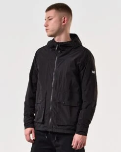 Weekend Offender Valencia Mesh Face Shield Jacket Black -Clothing Shop JKSS2422 VALENCIA BLACK 6486 MODEL