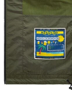 Weekend Offender Valencia Mesh Face Shield Jacket Castle Green -Clothing Shop JKSS2422 VALENCIA CASTLE GREEN 9524