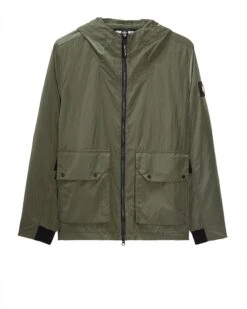 Weekend Offender Valencia Mesh Face Shield Jacket Castle Green