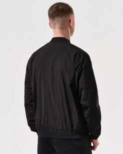 Weekend Offender Hulopoe Bomber Jacket Black -Clothing Shop JKSS2423 HULOPOE BLACK 6479 MODEL