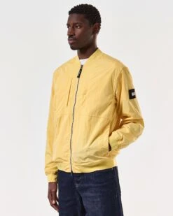 Weekend Offender Hulopoe Bomber Jacket Butter Yellow -Clothing Shop JKSS2423 HULOPOE BUTTER 6940