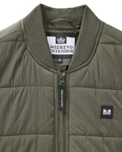 Weekend Offender Saharun Quilted Gilet Castle Green -Clothing Shop JKSS2424 SAHARUN CASTLE GREEN 9283
