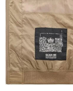 Weekend Offender Saharun Quilted Gilet Cognac Brown -Clothing Shop JKSS2424 SAHARUN COGNAC 9271