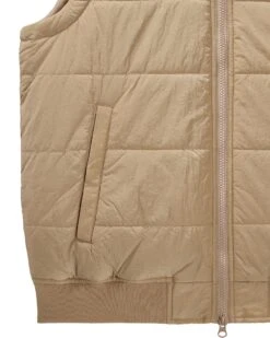 Weekend Offender Saharun Quilted Gilet Cognac Brown -Clothing Shop JKSS2424 SAHARUN COGNAC 9277