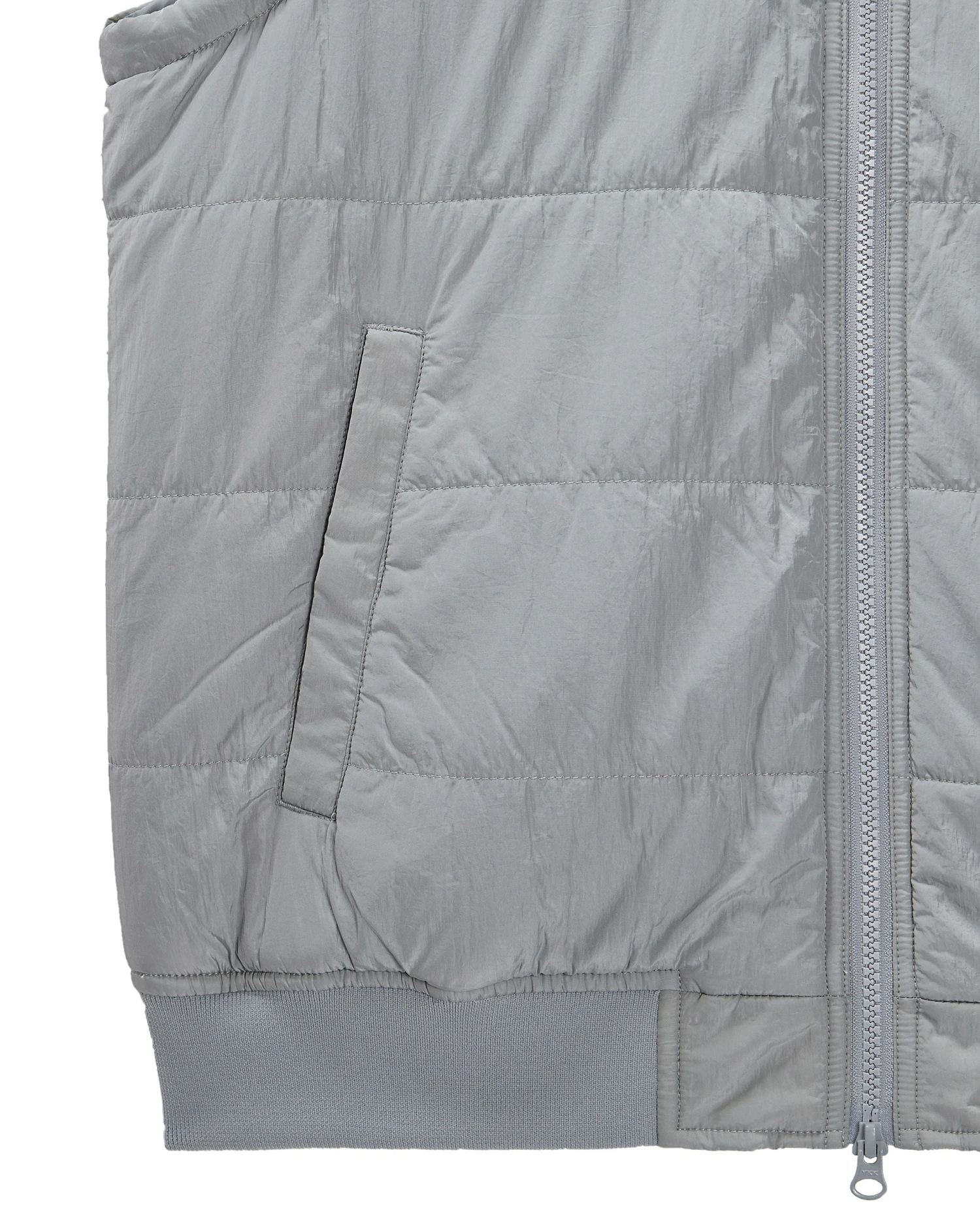 Weekend Offender Saharun Quilted Gilet Smokey Grey 6 Weekend Offender Saharun Quilted Gilet Smokey Grey - Image 6
