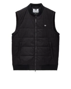 Weekend Offender Saharun Quilted Gilet Black