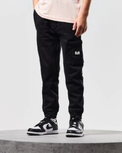 Weekend Offender Kids Foreman Jogger Pants Black -Clothing Shop JPAW2303 FOREMAN BLACK 0309 KIDS