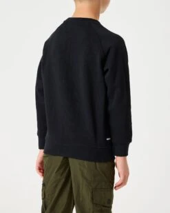 Weekend Offender Kids Penitentiary Classic Sweatshirt Black -Clothing Shop KIDS SWAW22 02 PENITENTIARY BLACK MODEL 1757