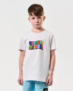 Weekend Offender Kids Hallelujah Graphic T-Shirt White -Clothing Shop KIDSPTSS2413 HALLELUJAH WHITE 7733