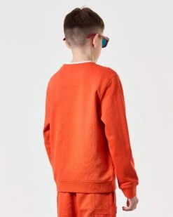 Weekend Offender Kids Ferrer Sweatshirt Pure Orange 9 Weekend Offender Kids Ferrer Sweatshirt Pure Orange -Clothing Shop KIDSSWSS2402 FERRER PURE ORANGE 7793