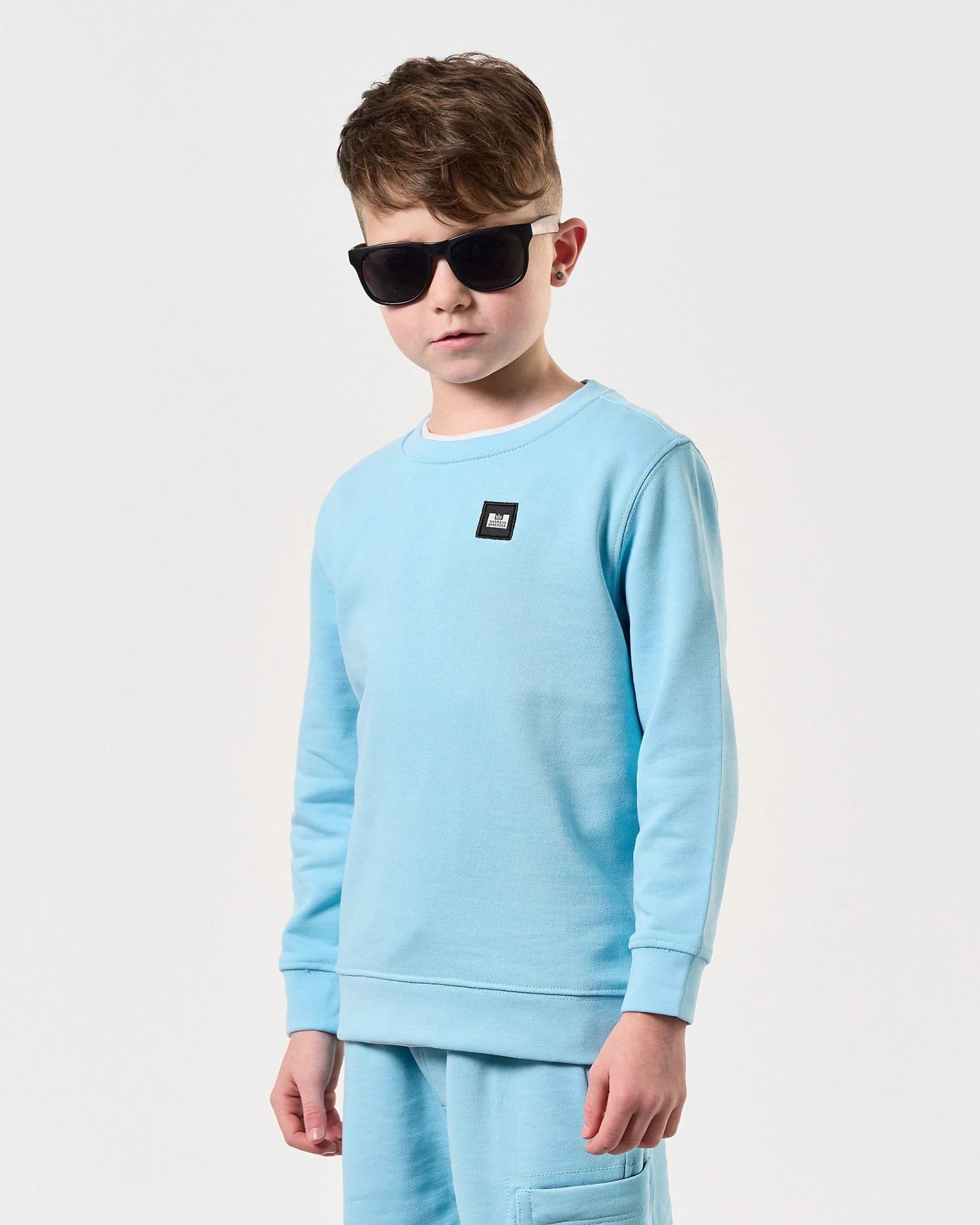Weekend Offender Kids Ferrer Sweatshirt Saltwater 3 Weekend Offender Kids Ferrer Sweatshirt Saltwater - Image 3