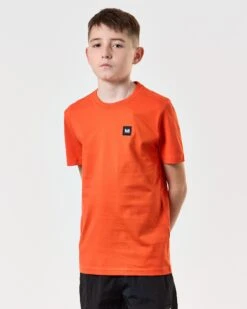 Weekend Offender Kids Cannon Beach T-Shirt Pure Orange -Clothing Shop KIDSTSSS2401 CANNON BEACH PURE ORANGE 7823