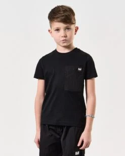 Weekend Offender Kids Tabiti Parachute T-Shirt Black -Clothing Shop KIDSTSSS2418 TABITI BLACK 7860