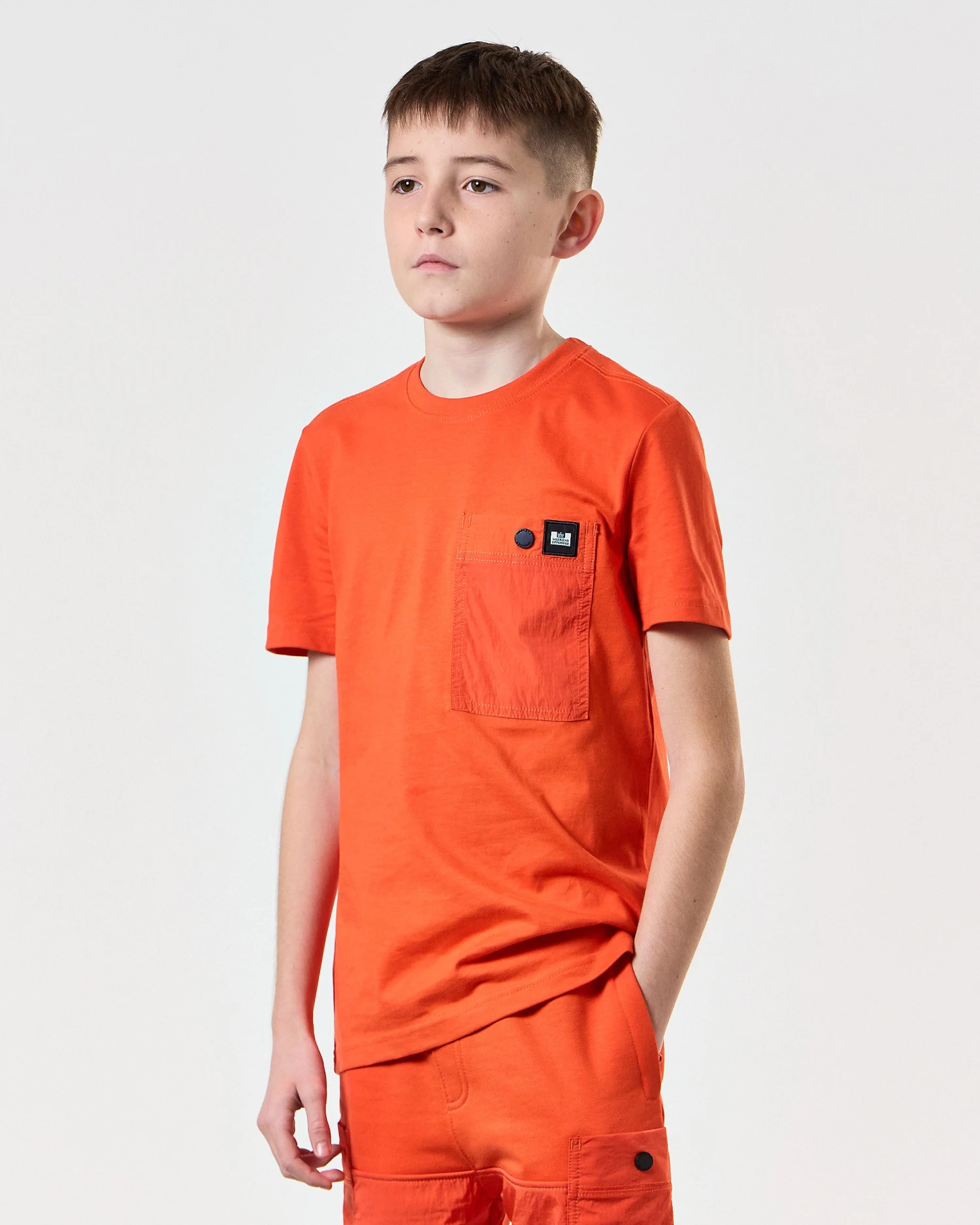 Weekend Offender Kids Tabiti Parachute T-Shirt Pure Orange 3 Weekend Offender Kids Tabiti Parachute T-Shirt Pure Orange - Image 3