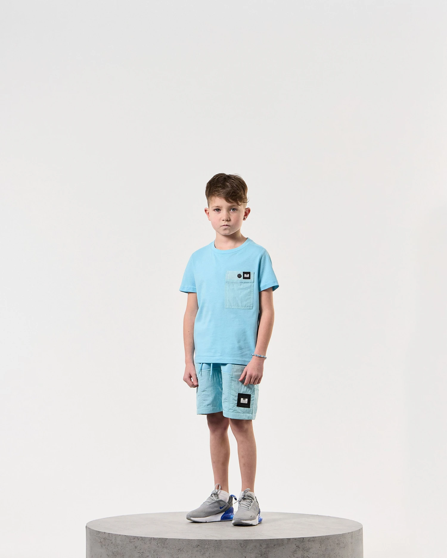 Weekend Offender Kids Tabiti Parachute T-Shirt Saltwater 2 Weekend Offender Kids Tabiti Parachute T-Shirt Saltwater - Image 2