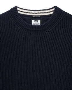 Weekend Offender Couto Knitted Sweater Navy -Clothing Shop KWAW2307 COUTO NAVY 4543