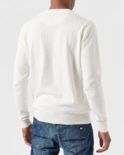 Weekend Offender Solace Knitted Sweater Winter White -Clothing Shop KWAW2310 SOLACE WINTER WHITE 0060 MODEL