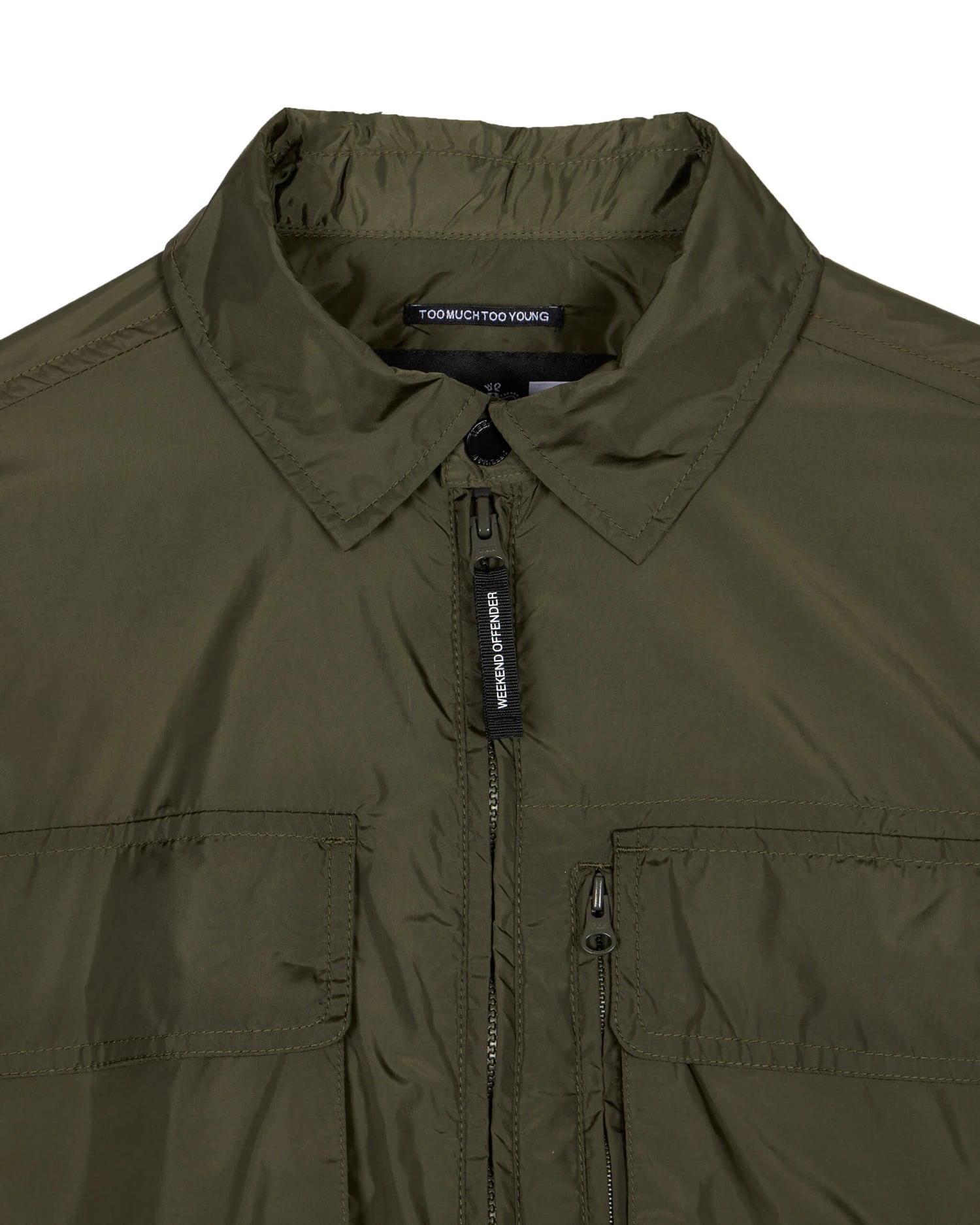 Weekend Offender Shoemaker Avenue Over-Shirt Dark Green 6 Weekend Offender Shoemaker Avenue Over-Shirt Dark Green - Image 6