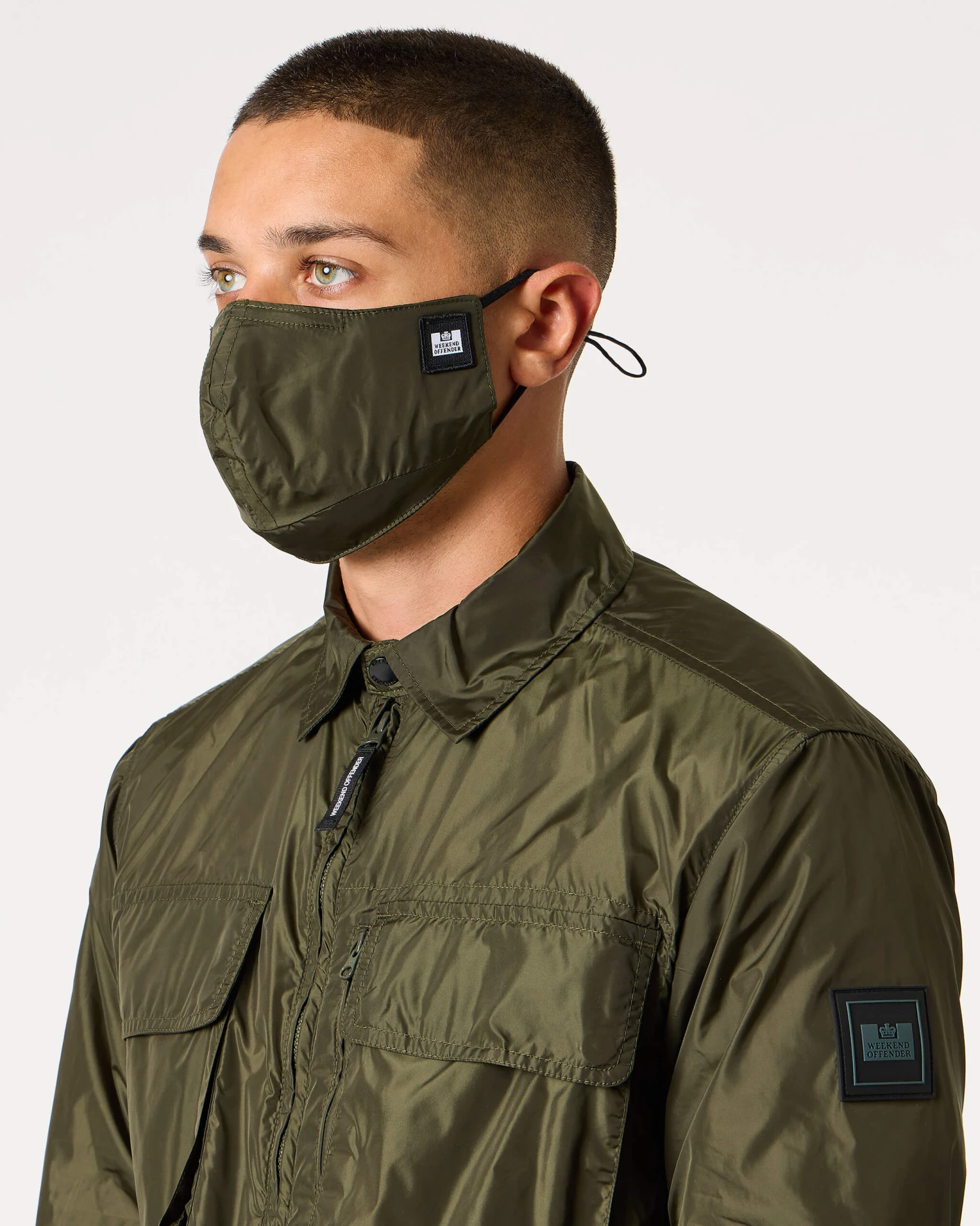 Weekend Offender Shoemaker Avenue Over-Shirt Dark Green 4 Weekend Offender Shoemaker Avenue Over-Shirt Dark Green - Image 4