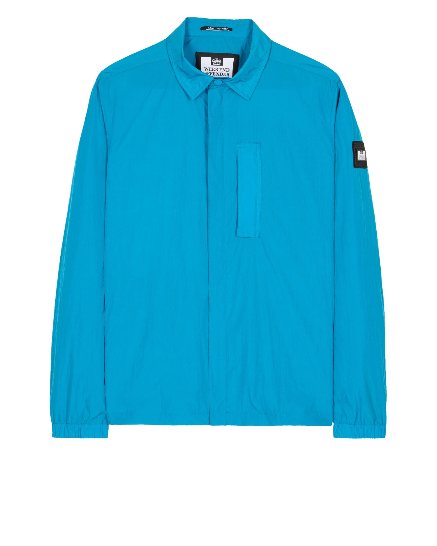 Weekend Offender Porter Pocket Over-Shirt Azure Blue 1 Weekend Offender Porter Pocket Over-Shirt Azure Blue