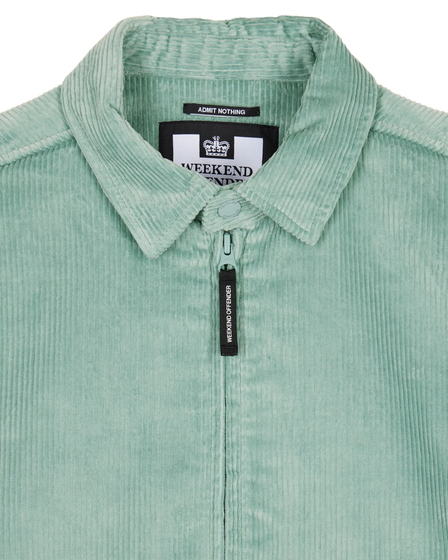 Weekend Offender Vinnie Cord Over-Shirt Mint Tea Green 5 Weekend Offender Vinnie Cord Over-Shirt Mint Tea Green - Image 5