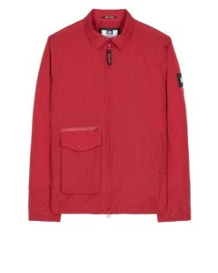 Weekend Offender Vinnie Thermo Over-Shirt Scarlet Red