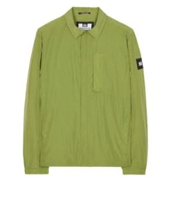 Weekend Offender Porter Pocket Over-Shirt Kiwi Green