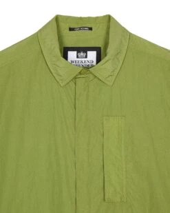 Weekend Offender Porter Pocket Over-Shirt Kiwi Green -Clothing Shop OSAW2302 PORTER KIWI 7330