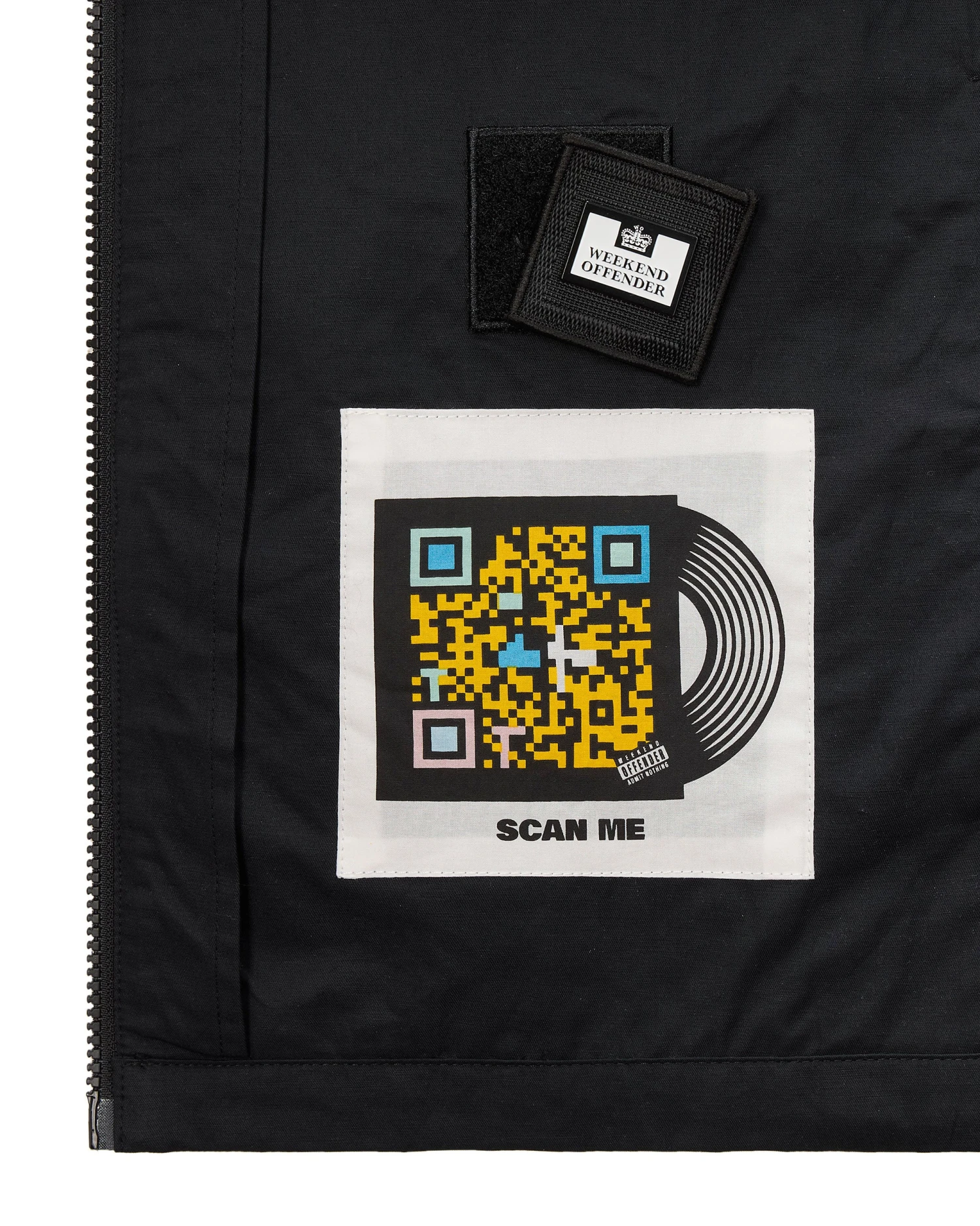 Weekend Offender Latmun Mesh Pocket Over-Shirt Black 9 Weekend Offender Latmun Mesh Pocket Over-Shirt Black - Image 9