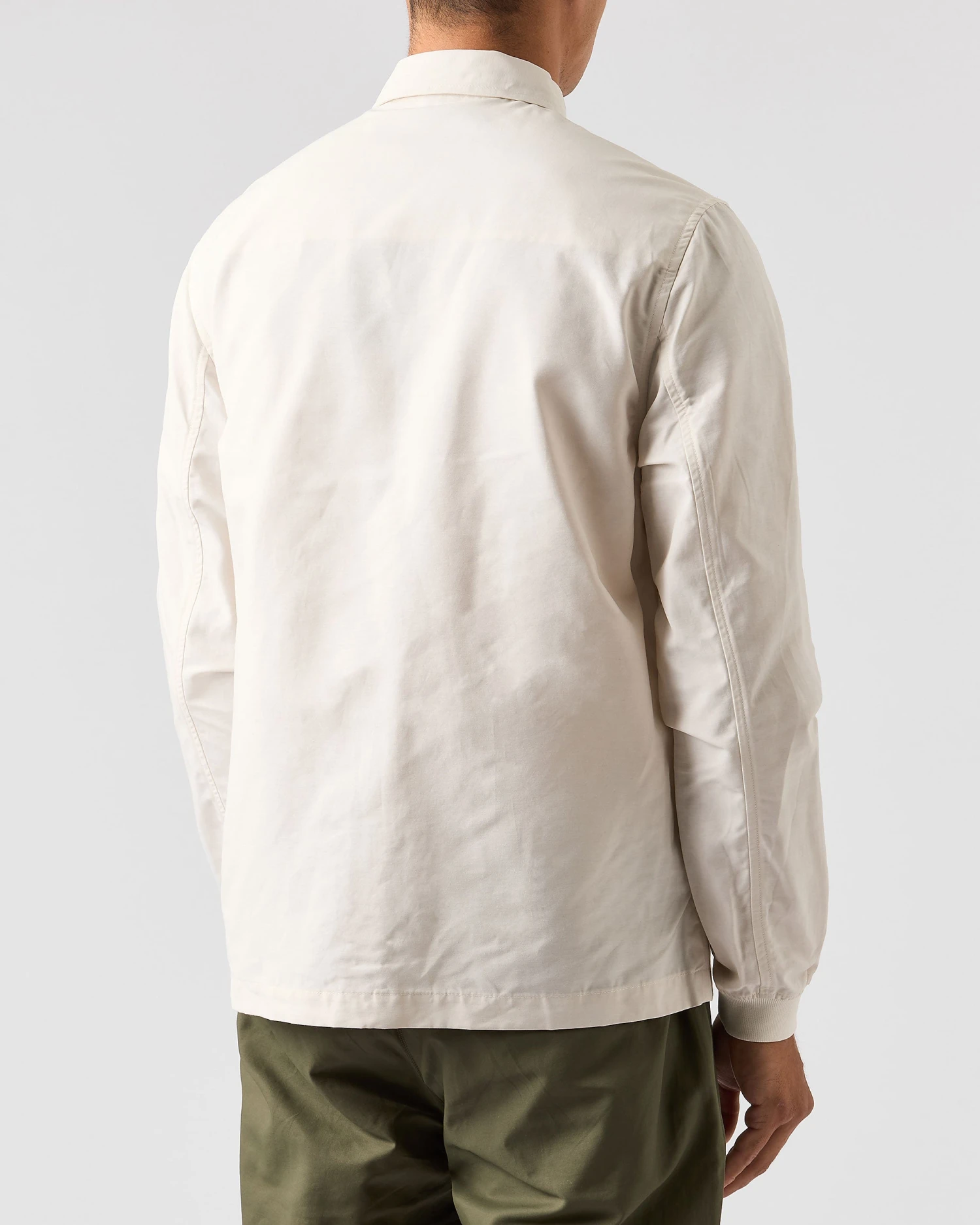 Weekend Offender Latmun Mesh Pocket Over-Shirt Winter White 4 Weekend Offender Latmun Mesh Pocket Over-Shirt Winter White - Image 4