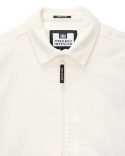 Weekend Offender Vinnie Cord Over-Shirt Winter White -Clothing Shop OSAW2311 VINNIE CORD WINTER WHITE5227